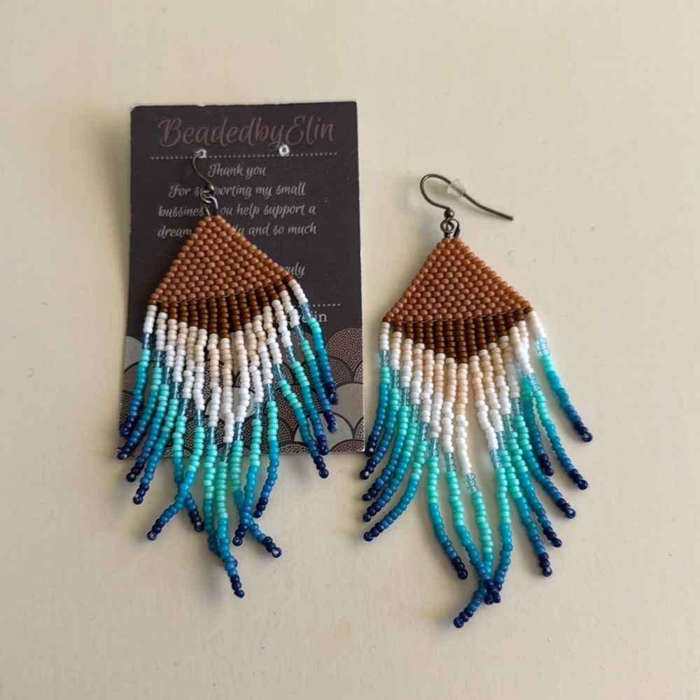BEADED EARRING